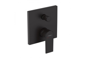 Смеситель для ванны с душем Hansgrohe Vernis Shape чёрный матовый 