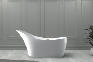 Ванна из искусственного камня Abber Stein 169х75 белый матовый - 2