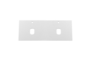 Столешница под раковину с двумя отверстиями BelBagno 120 белый