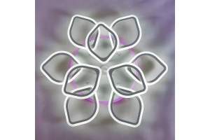 Потолочная светодиодная люстра Citilux Ромби Смарт CL236A190E - 3