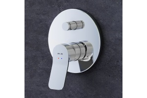 Смеситель AM.PM X-Joy F85A45000 с внутренней частью, для ванны с душем - 2