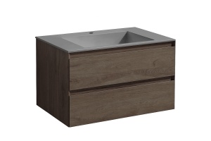 Комплект мебели Vincea Luka 80 серо-коричневая