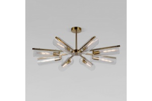 Люстра на штанге Eurosvet Trompeta 70144/8 латунь