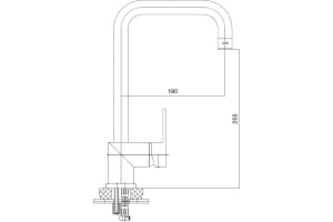 Смеситель для кухни GPD Nova хром - 3