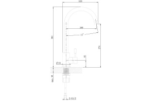 Смеситель для кухни Agger Zest хром - 3
