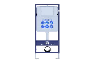 SET AQUATEK АМАДЕО cm (рама AQUATEK Standard INS-0000012(без клавиши и крепежа)+унитаз АМАДЕО AQ1180-00 с тонким сиденьем soft-close - 2