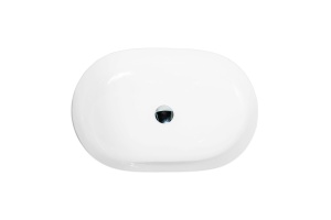 Раковина керамическая накладная AM5415-W, цвет белый глянец, 610x410x135 мм - 2