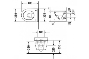 Система инсталляции для унитазов Jacob Delafon E5504-NF - 3
