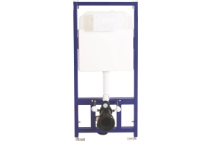 Система инсталляции для унитазов Berges Wasserhaus Novum 040255 с кнопкой смыва, черная - 3