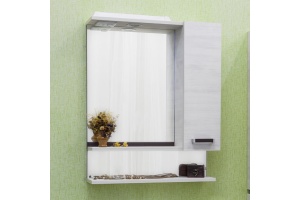 Зеркало-шкаф Sanflor Техас 60 венге, северное дерево светлое, R