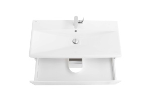 Тумба с раковиной BelBagno Marino-Cer 80 белый  - 3