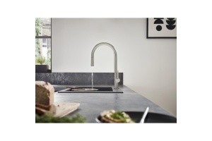 Кухонный смеситель однорычажный, 210, с вытяжным душем, 2jet, sBox Hansgrohe 72801800 - 2