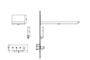 Душевой комплект Boheme Fusion белая матовая (130-MW) - 2