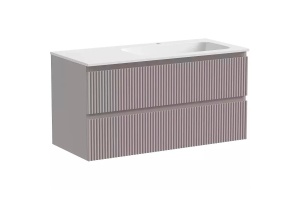 Тумба под раковину Sancos Snob R 100 правая темно-бежевая