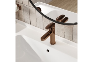 Смеситель для раковины WasserKRAFT Asphe розовое золото - 2