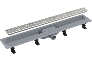Душевой лоток AlcaPlast APZ8-Simple 650 с решеткой и опорами