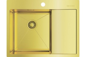 Мойка кухонная Omoikiri Akisame 65-LG-L светлое золото