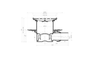 Душевой трап Pestan Confluo Standard Drops 1 Mask с рамкой - 2