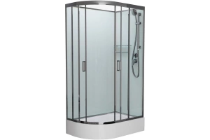 Душевая кабина Frank Brilliant 120х80 правая стекло матовое