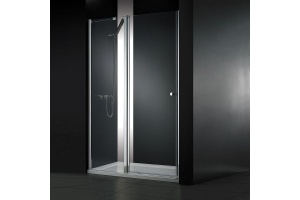 Душевая дверь Cezares Elena 110 хром стекло прозрачное