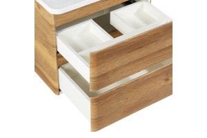 Тумба с раковиной BelBagno Albano 60 светлое дерево - 3