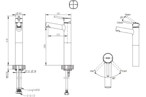Смеситель Bravat Palace F1172217CP-A-RUS для раковины - 2