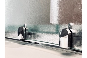 Душевая кабина Royal Bath 120х80 R профиль белый стекло матовое с гидромассажем - 3