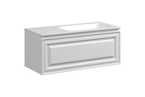 Тумба под раковину Sancos Very 99х40 правая белая