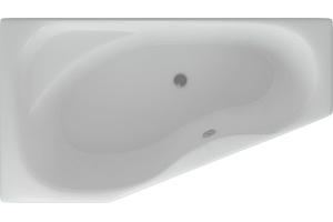 Акриловая ванна Акватек Медея 170x95 L, вклеенный каркас