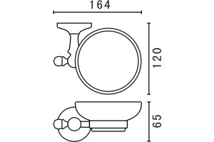 Мыльница Art&Max Antic AM-E-2699AL - 3