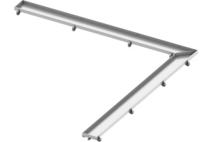Решетка TECE TECEdrainline Plate 6 109 70 90х90 см под плитку угловая