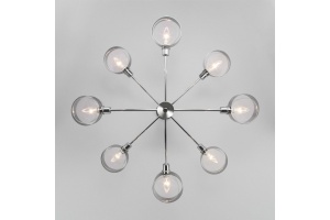 Люстра на штанге Eurosvet Arcada 70127/8 хром - 2