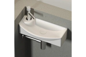 Раковина подвесная Ceramica Nova Element 45.5х22 белая правая - 2