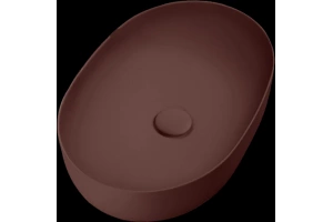 Раковина накладная Kerasan Nolita 60 бургундский матовый (534375)