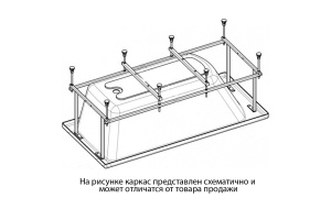 Каркас для ванн BYON V0000168 160x70 - 2