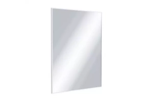 Зеркало Excellent Kuadro 80х60 белое матовое