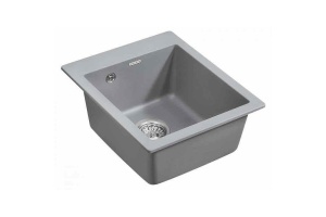 Мойка кухонная Paulmark Leer 41.5 серый матовый - 2