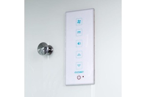 Душевая кабина Deto K 80х80 с электрикой, хром (K408SEL) - 3