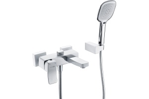 Смеситель Wasserkraft Aller 1061WHITE для ванны с душем