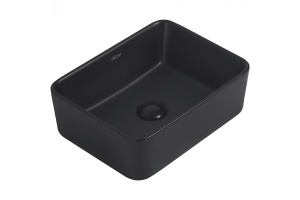 Накладная раковина Abber Rechteck 40 черная матовая