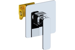 Смеситель встроенный с гигиеническим душем Timo Torne 4389/00SM хром - 3