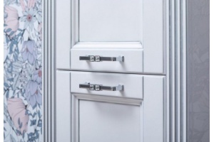 Шкаф-пенал Aquanet Селена 40 L, белый, серебро - 2