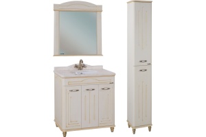 Зеркало Bellezza Аллегро Люкс 100 бежевый патина золото - 2