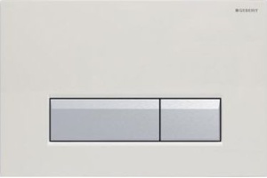 Кнопка смыва Geberit Sigma 40 115.600.SI.1 с системой удаления запахов