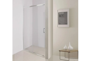 Душевая дверь BelBagno Uno 150 стекло прозрачное  (UNO-195-BF-1-150-C-Cr) - 2