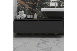 Тумба Armadi Art Flat Valessi Uno-S 140 подвесная черный глянец