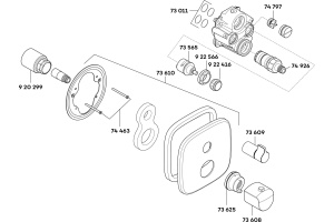Термостат Kludi Ameo 418350575 для душа - 2