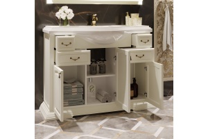 Тумба для комплекта Opadiris Риспекто 100 слоновая кость - 3