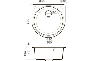 Мойка кухонная Omoikiri Akegata 51 Leningrad grey - 3