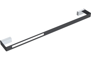 Полотенцедержатель Boheme Q 10942-CR-B Chrome & black